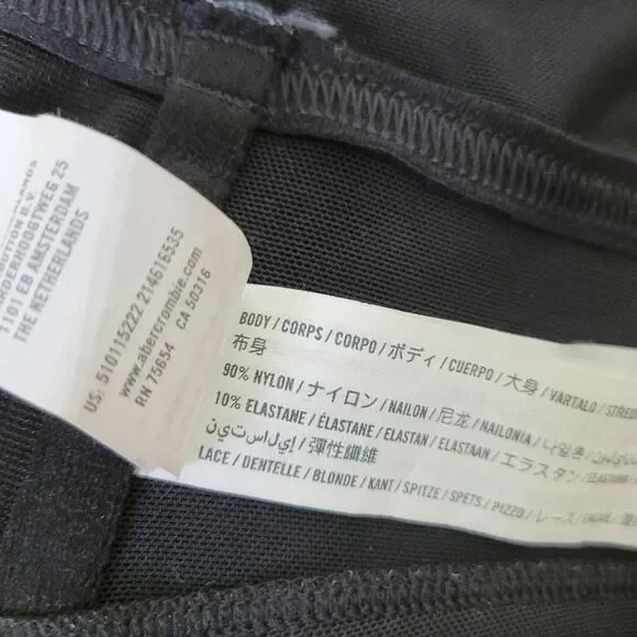 Gilly Hicks medium black lace corset bustier top gothic‎ coquette lingerie - Picture 8 of 8